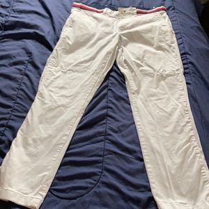 Tommy Hilfiger slim fit white pants
